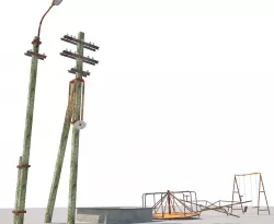 Abandoned yard 3D model