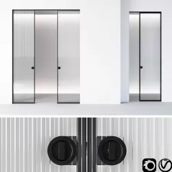 Aladin Pocket Mono door by Glas Italia 3D model