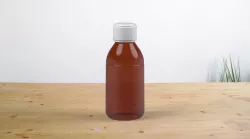 amber glass bottle 3D model