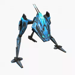 Animated Mech Walker 3D model