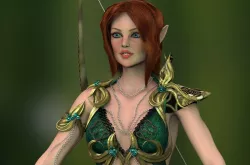Archer elf 3D model