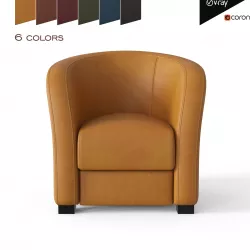 Armchair A-175 Low-poly  3D model
