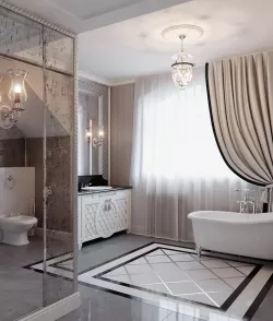 Art Deco Bathroom  3D model