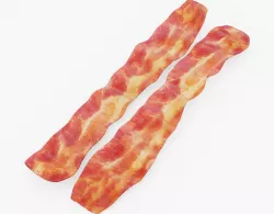 Bacon Slice Low-poly  3D model