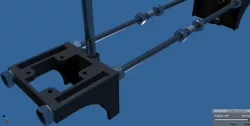 BASE ASSEMBLY OF PORTABEE 3D PRINTER