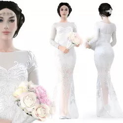Bride 3D model