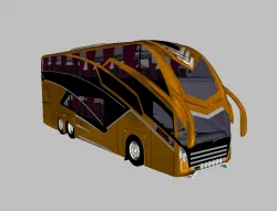 Bus Double Decker 3D model