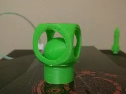 captive sphere on a stand