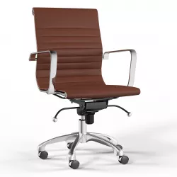 Carson Carrington Ornes Ribbed Mid-back Terracota Brown 3D 3D model