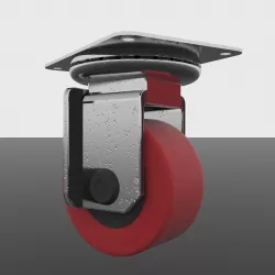 Castor Wheel 3D model 3D model