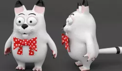 CAT CARTOON 3D MODEL 3D model