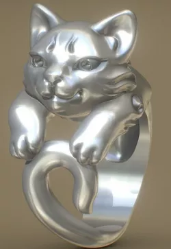 Cat ring 3D model