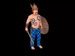Celtic Warrior 3D model