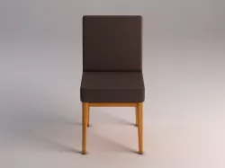 CHAIR---Wool and wood 3D model