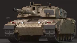 Challenger 2 Army Tank 3D model