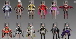 china Loli girl model female beautiful woman 3D model