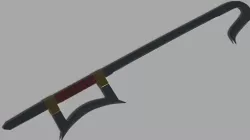 Chinese Hook Sword 3D model