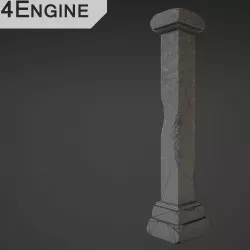 Column - 2nd Low-poly  3D model