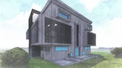 Commercial building design and rendering in lumion sketchmode 3D model