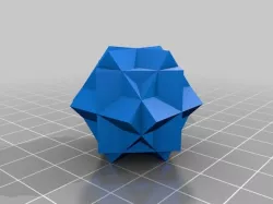 Compound of three cubes