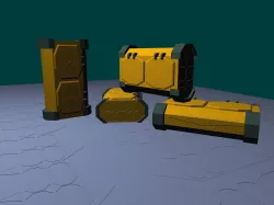 crate equipment box tool box 3D model