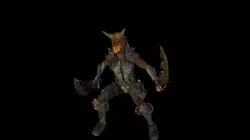 Demon Berserker Low-poly  3D model