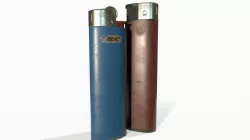 Disposable lighters Low-poly  3D model