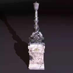 Dolphin Lamp Post 3D model