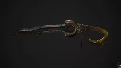 Dragon Dagger Low-poly  3D model