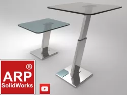 Extensible side table