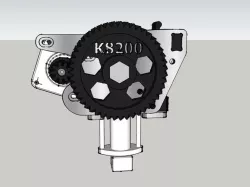 Fishbone gears for k8200