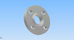 Flange Sobreposto Plano Ø1'' - Baseado ANSI B 16.5 - 150 LBS