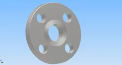 Flange Sobreposto Plano Ø3/4'' - Baseado ANSI B 16.5 - 150 LBS