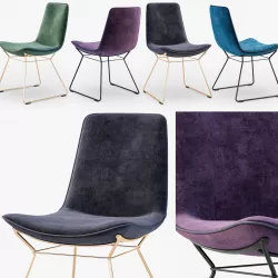 Freifrau Amelie chair basic wire frame 3D model