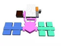 Game Level - Hotel 3D model