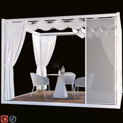 Gazebo Varaschin Pavilion 3D model