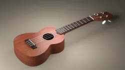 Guitar Low-poly  3D model