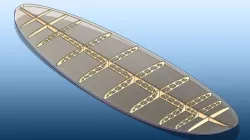 Hollow Wooden Bonzer Surfboard