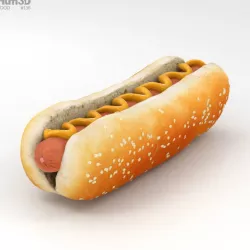 Hot Dog 3D model
