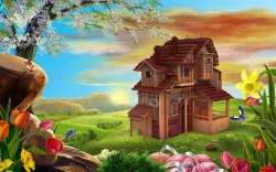 house with stables 3D model
