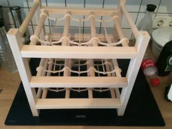 Ikea Hutten bottle shelve upgrade