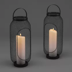 IKEA TOPPIG Lantern for block candle 3D model
