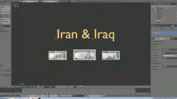 Iran and Iraq - paper - money models 3D model