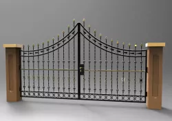 Iron gates
