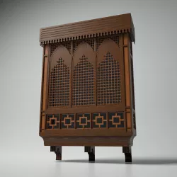 Islamic Window Mashrabiya 3D model