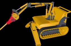 jack-hammer 3D model