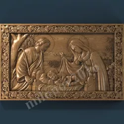 jesus birth 3D models for artcam and aspire 3D model