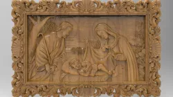 jesus birth frame 3D models for artcam and aspire 3D model