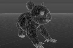 Koala Realistic 3D model