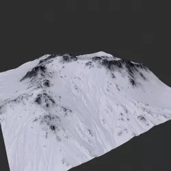 Landscape 15 Low-poly  3D model